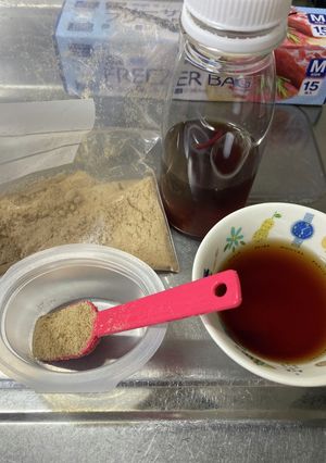 私の粉末黒砂糖の使い方-レシピのメイン写真