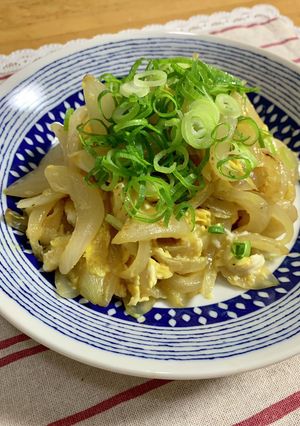 新玉ねぎの炒めもの♪-レシピのメイン写真