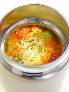 トマト缶で洋風かきたまスープ-レシピのメイン写真