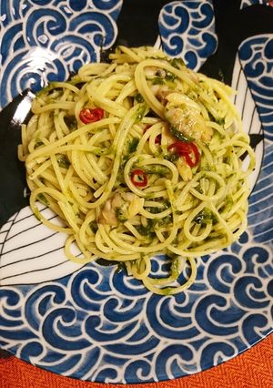青海苔アサリパスタ-レシピのメイン写真