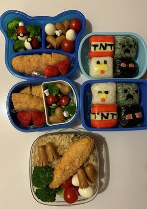 1年生と3年生の遠足ちゃっかりパパ弁も-レシピのメイン写真