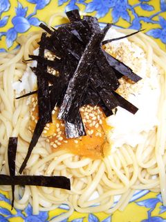 やまいも・明太うどん-レシピのメイン写真