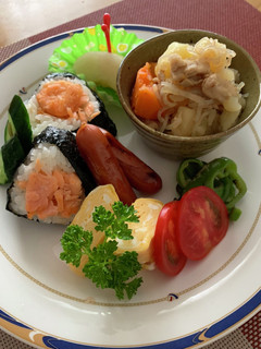 今朝の満腹モーニング♪-レシピのメイン写真