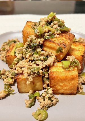 肉そぼろがけ厚揚げ豆腐-レシピのメイン写真