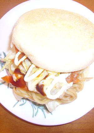 焼きそばマフィン-レシピのメイン写真
