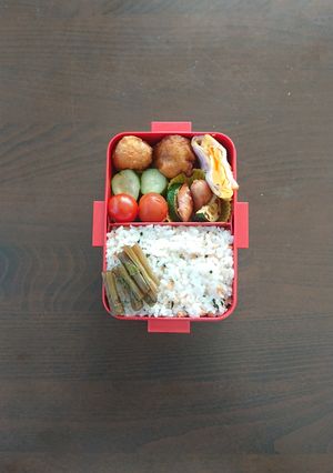 中学生女子弁当2023.5.12-レシピのメイン写真