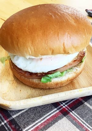 ♡レタスハムエッグバーガー♡-レシピのメイン写真