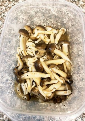 しめじのレンチン蒸し(中華風)-レシピのメイン写真