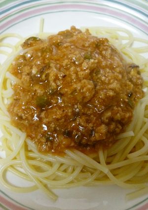 残ったハンバーグで☆ミートソース-レシピのメイン写真