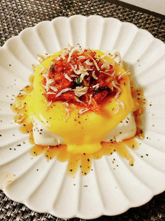 レンジ1分とろりチーズの桜えびキムチ豆腐-レシピのメイン写真