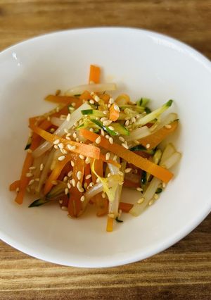 【学校給食】たくあんのごま和え-レシピのメイン写真