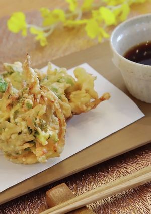 新しょうがとセロリのかきあげ-レシピのメイン写真
