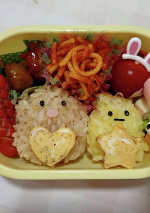 すみっコぐらしキャラ弁-レシピのメイン写真