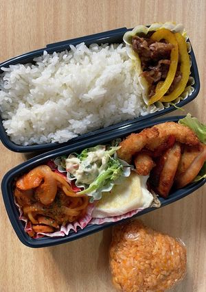 頑張れ息子弁当43-レシピのメイン写真