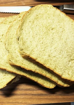 緑の青汁食パン（抹茶オレ風味）-レシピのメイン写真