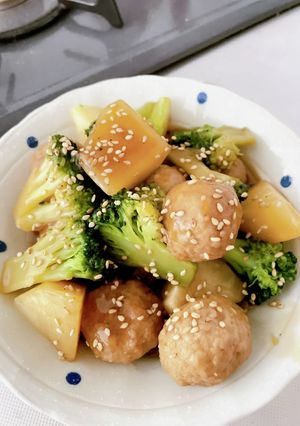 肉団子とブロッコリーのあんかけ-レシピのメイン写真