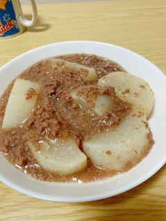 大根とひき肉餡掛け-レシピのメイン写真