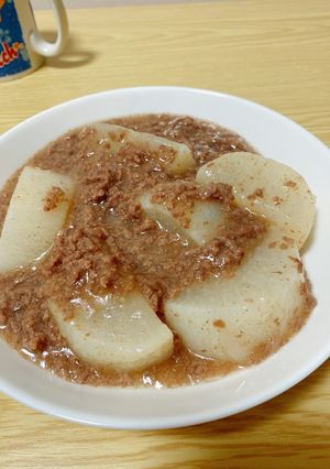 大根とひき肉餡掛け-レシピのメイン写真