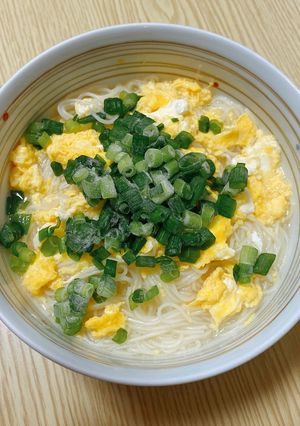 卵中華にゅうめん-レシピのメイン写真