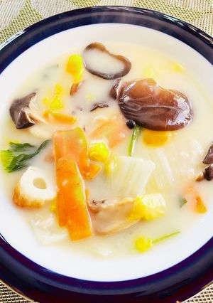 きくらげと野菜のクリームシチュー-レシピのメイン写真