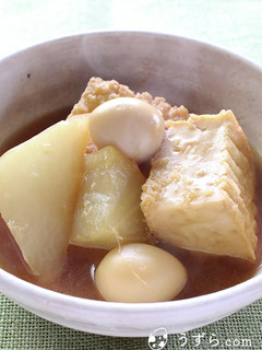 うずらと厚揚げの角煮風【うずら.com】-レシピのメイン写真