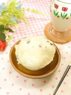 レンチンで簡単!米粉蒸しパン-レシピのメイン写真