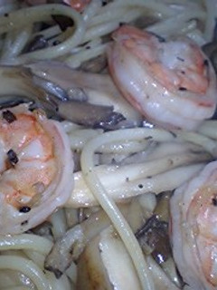 舞茸&エビの和風パスタ-レシピのメイン写真