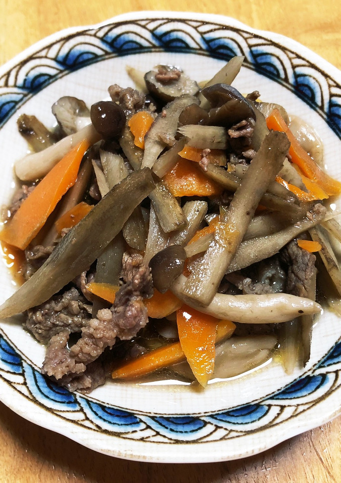 牛肉とごぼうのきんぴら風煮-レシピのメイン写真