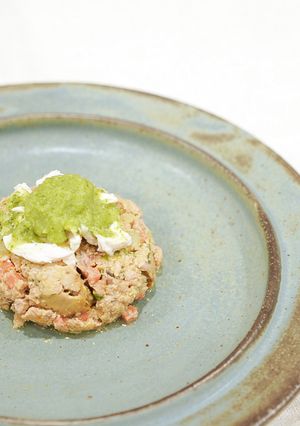 犬ご飯/春野菜のデトックスソースがけ-レシピのメイン写真