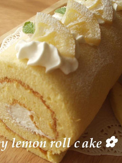 ハチミツ レモン✿ロールケーキ-レシピのメイン写真