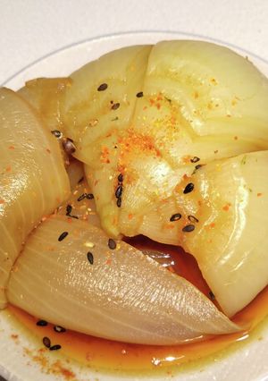 簡単！時短！まるごと玉ねぎの煮浸し-レシピのメイン写真