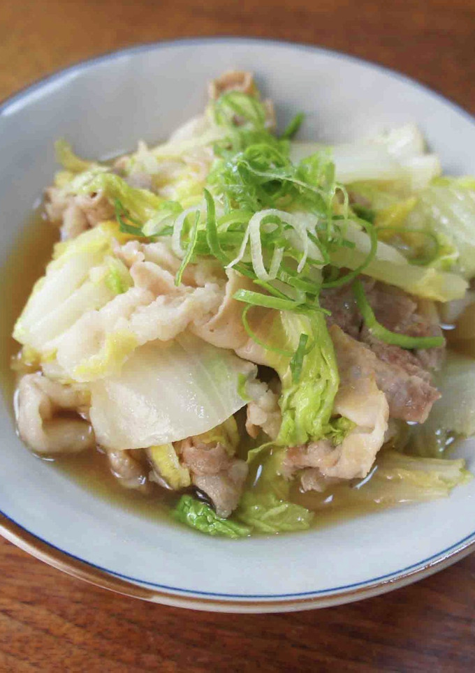 豚肉と白菜のさっと煮-レシピのメイン写真
