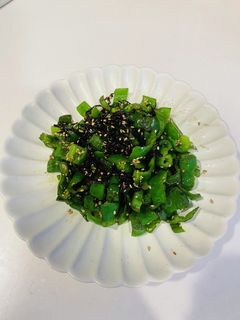 ピーマンと塩昆布の旨味炒め-レシピのメイン写真
