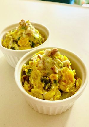 かぼちゃとクリームチーズのサラダ-レシピのメイン写真