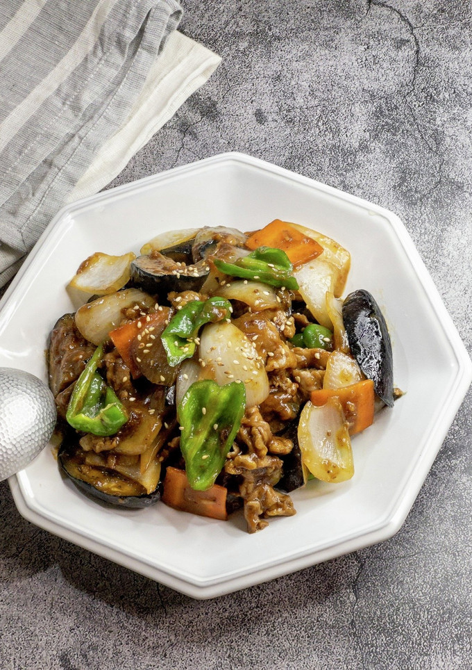 茄子とピーマンの肉味噌炒め-レシピのメイン写真
