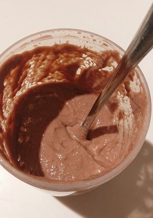 プロテインで作るスプーンで食べれるチョコ-レシピのメイン写真