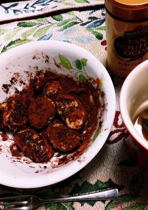 ヘルシーに美味しく！純ココアバナナ-レシピのメイン写真