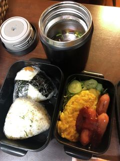 ☆おにぎり弁当☆唐揚げ・大葉&甘酢生姜-レシピのメイン写真