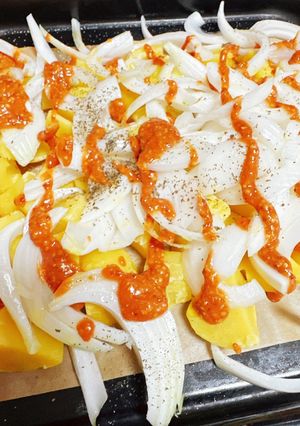 新玉ねぎ粒マスオーブン焼き-レシピのメイン写真