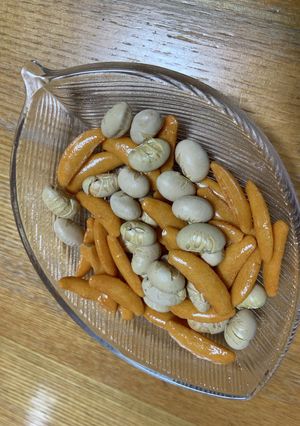 ヘルシーおつまみ☆炒り大豆&柿の種-レシピのメイン写真