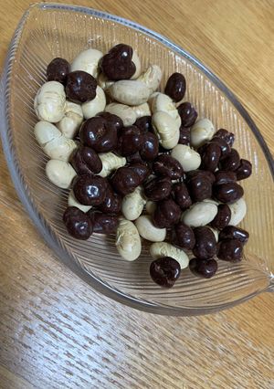 おつまみにおやつに☆麦チョコ&煎り大豆-レシピのメイン写真