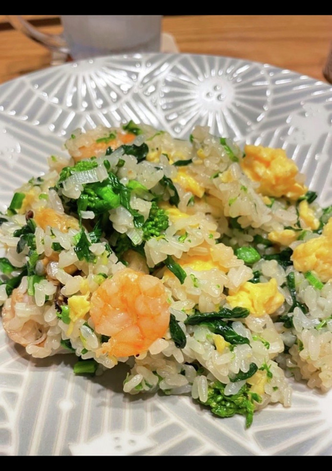 菜の花の海鮮炒飯-レシピのメイン写真
