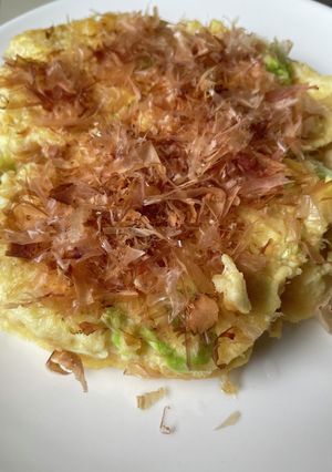 卵一つに、まぜまぜ焼き。-レシピのメイン写真