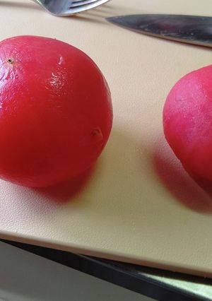 手軽にトマトの湯剥き-レシピのメイン写真