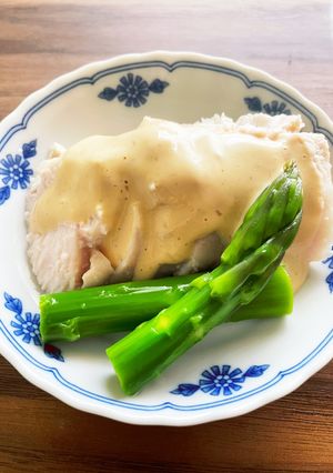 鶏ハムワサビマヨドレ☆絶品-レシピのメイン写真