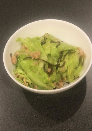キャベツとツナの塩昆布和え-レシピのメイン写真