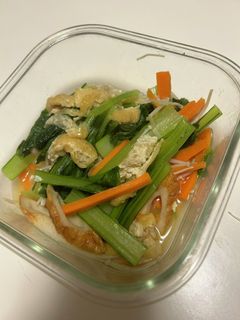 電子レンジで簡単調理!小松菜の煮浸し-レシピのメイン写真