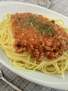 生トマトでミートソースパスタ-レシピのメイン写真