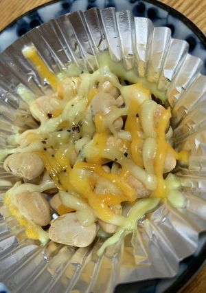 ヘルシーおつまみ☆煎り大豆チーズペッパー-レシピのメイン写真