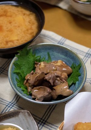 鳥肝煮-レシピのメイン写真